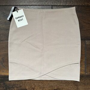 Sunday Best Tan Skirt